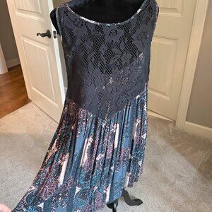 Free People Lace Floral Top/Dress